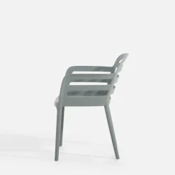 inny Krzesło ogrodowe HEMISTO jasnoszare