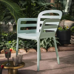 inny Krzesło ogrodowe HEMISTO jasnozielone
