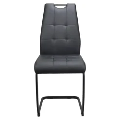 Krzesła Konferencyjne|Krzesła| Krzesło pikowane czarne ATOLA