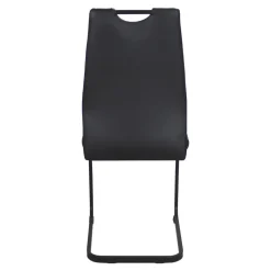 Krzesła Konferencyjne|Krzesła| Krzesło pikowane czarne ATOLA