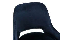 Fameg Krzesło retro z dziurką granatowe KERSTIN