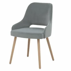 Krzesła|Fameg Krzesło retro z dziurką szare KERSTIN