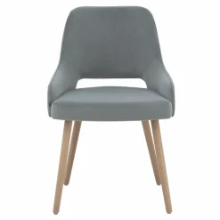 Krzesła|Fameg Krzesło retro z dziurką szare KERSTIN