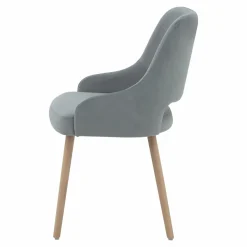 Krzesła|Fameg Krzesło retro z dziurką szare KERSTIN