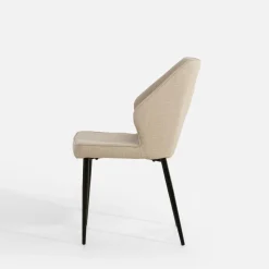 Krzesła|inny Krzesło tapicerowane beżowe EKLIPSE