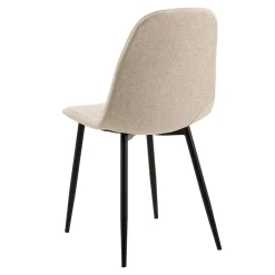 Krzesła| Krzesło tapicerowane beżowe NINA