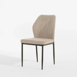 inny Krzesło tapicerowane beżowe SONDENI