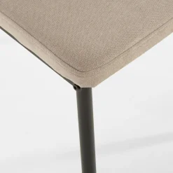 inny Krzesło tapicerowane beżowe SONDENI