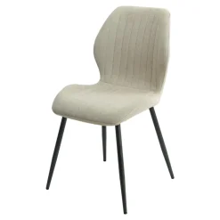 Krzesła| Krzesło tapicerowane beżowe ABROK