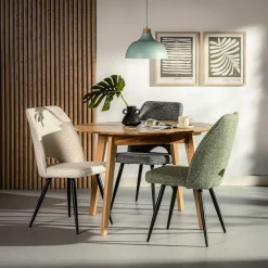 inny Krzesło tapicerowane białe FALIN