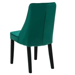 Krzesła| Krzesło tapicerowane butelkowa zieloń SOFTI
