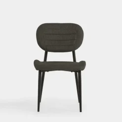 Krzesła|inny Krzesło tapicerowane ciemnoszare FINESSET