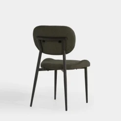 Krzesła|inny Krzesło tapicerowane ciemnoszare FINESSET