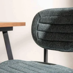 inny Krzesło tapicerowane ciemnozielone FINESSET