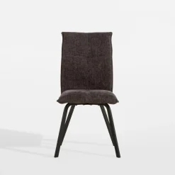 Krzesła| Krzesło tapicerowane ciemnoszare FYNIX