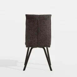 Krzesła| Krzesło tapicerowane ciemnoszare FYNIX