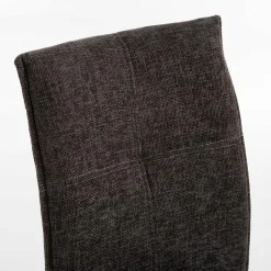 Krzesła| Krzesło tapicerowane ciemnoszare FYNIX