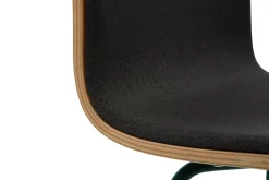 Fameg Krzesło tapicerowane ciemnoszare VINGE