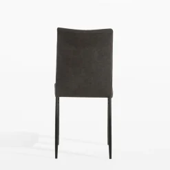Krzesła| Krzesło tapicerowane czarne FANAI