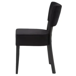 Fameg Krzesło tapicerowane czarne RYAN