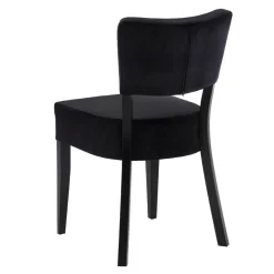Fameg Krzesło tapicerowane czarne RYAN