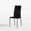 Krzesło tapicerowane czarne ASKOK