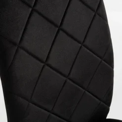 Krzesło tapicerowane czarne ASKOK