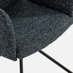 inny Krzesło tapicerowane granatowe FABLED