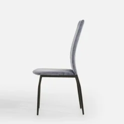 Krzesła| Krzesło tapicerowane jasnoszare ADATO