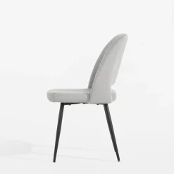 Krzesła|inny Krzesło tapicerowane LILLAGE szare