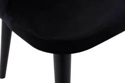 Krzesło tapicerowane MILANO czarny