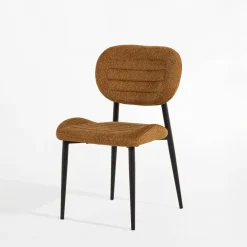 Krzesła|inny Krzesło tapicerowane miodowe FINESSET