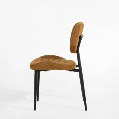 Krzesła|inny Krzesło tapicerowane miodowe FINESSET