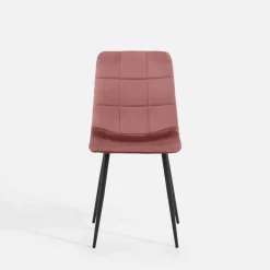 Krzesło tapicerowane różowe FOLVIO