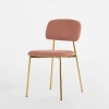 inny Krzesło tapicerowane różowe ERMENIO