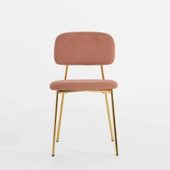 inny Krzesło tapicerowane różowe ERMENIO