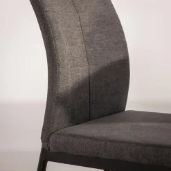 Krzesła| Krzesło tapicerowane szare FANAI