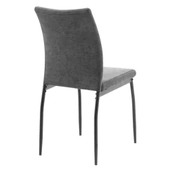 Krzesła| Krzesło tapicerowane szare FANAI