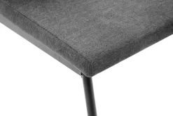 Krzesła| Krzesło tapicerowane szare FANAI