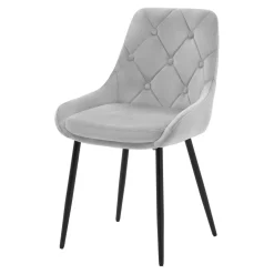 Krzesła| Krzesło tapicerowane szare FYRA