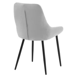 Krzesła| Krzesło tapicerowane szare FYRA