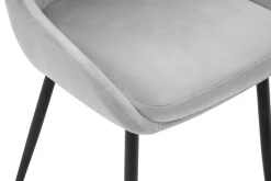 Krzesła| Krzesło tapicerowane szare FYRA