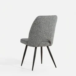 Krzesła|inny Krzesło tapicerowane szare FALIN