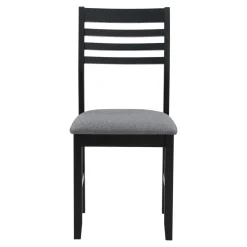 Krzesło tapicerowane szare HANKO