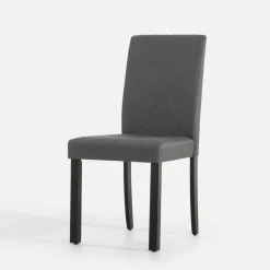 Krzesła|inny Krzesło tapicerowane szare KALINTO