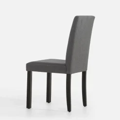 Krzesła|inny Krzesło tapicerowane szare KALINTO
