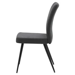 Krzesło tapicerowane szare SVENTO