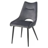 Krzesła|inny Krzesło tapicerowane szare FELO