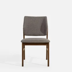 Krzesła|inny Krzesło tapicerowane szare WANVALO