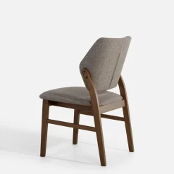 Krzesła|inny Krzesło tapicerowane szare WANVALO